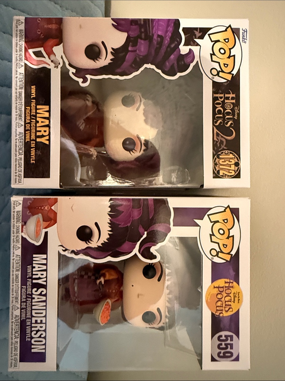 Funko Pop! Mary & Mary Sanderson Set with Purple Hair Accents